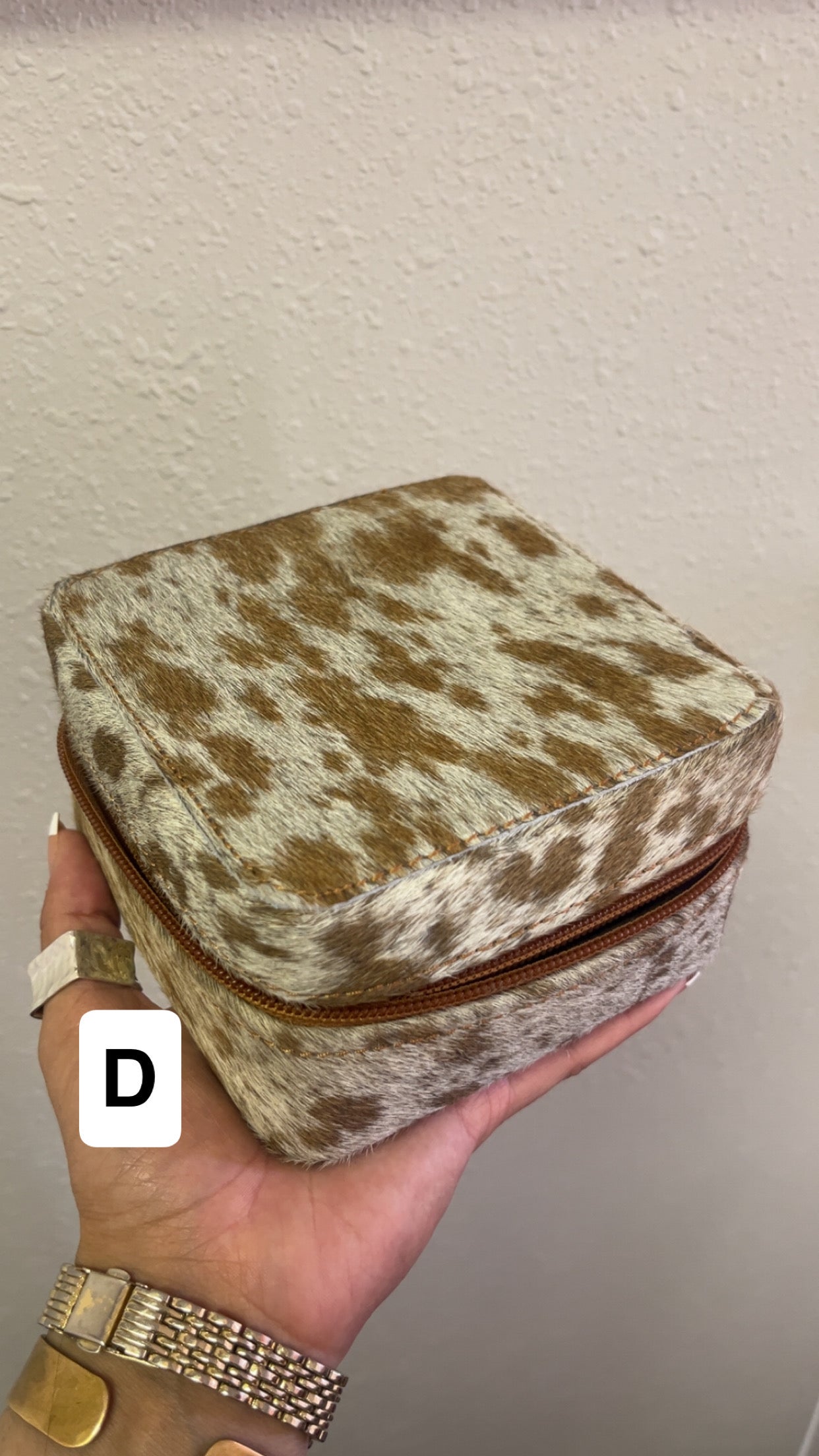 Hair on Hide Jewelry Box