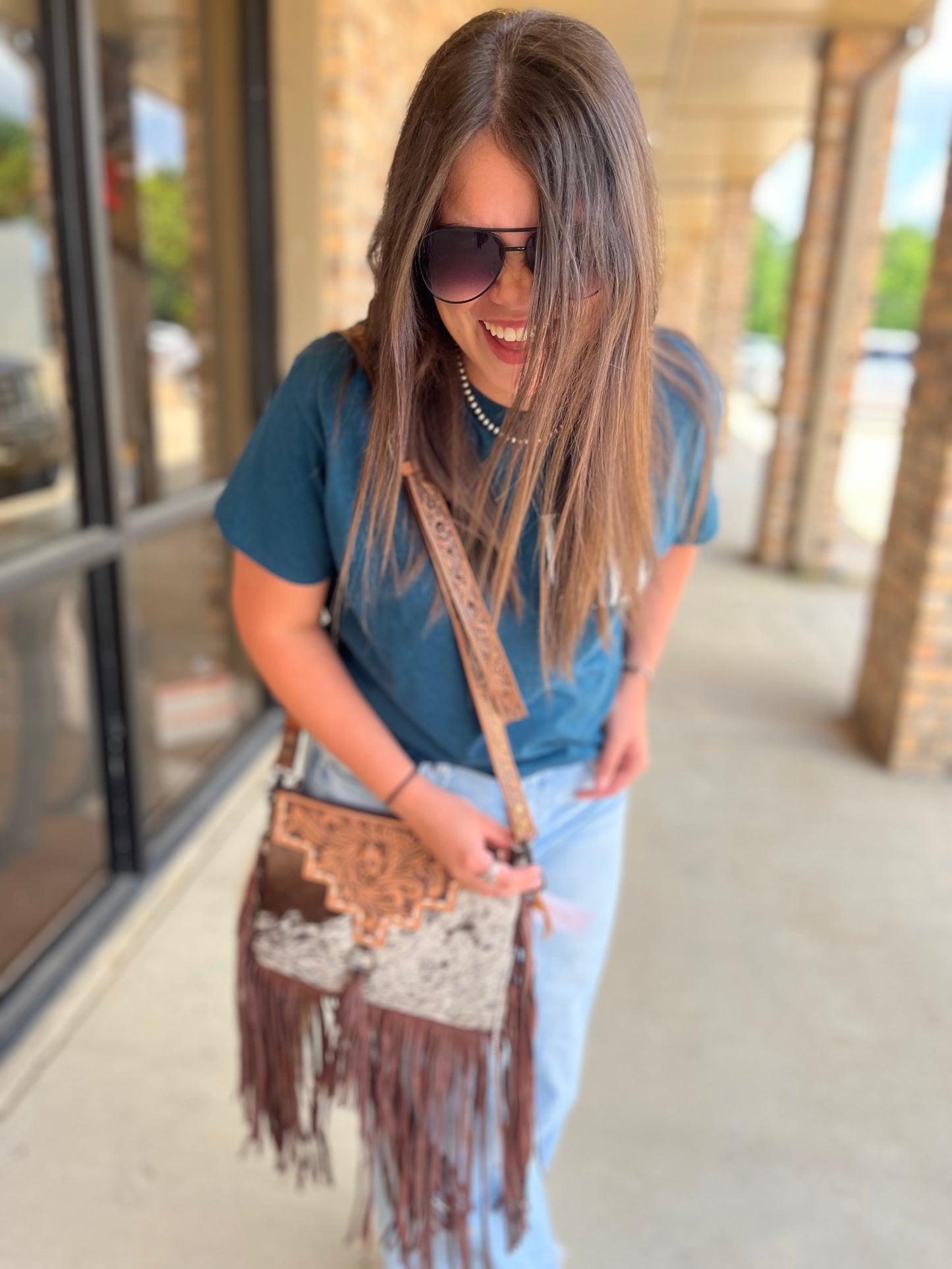 Fringe Large Crossbody/Clutch