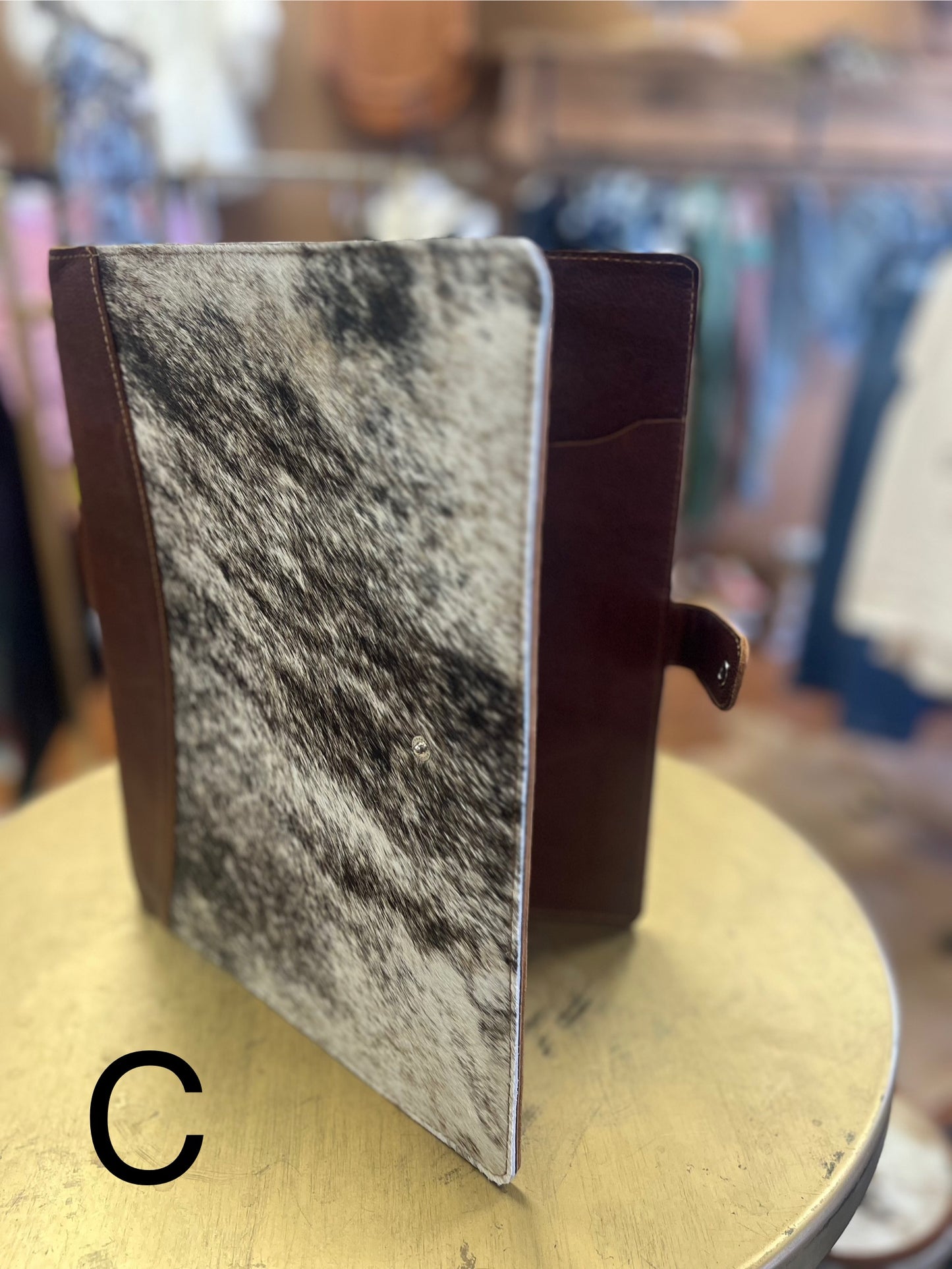 Cowhide & Leather Planner