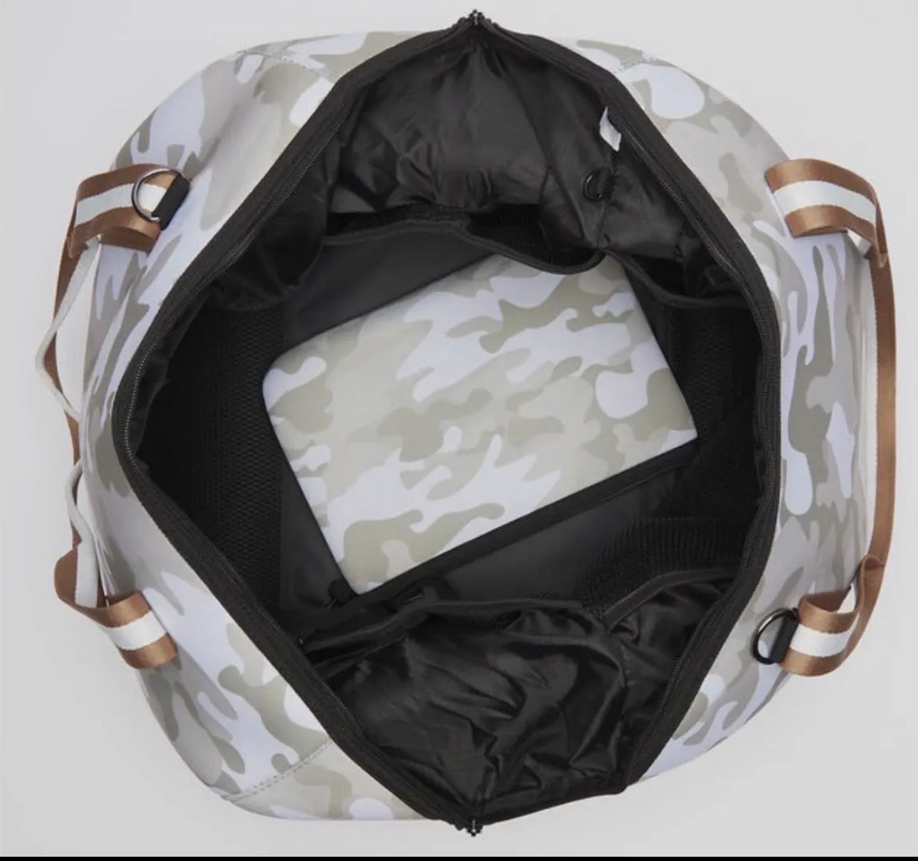 The Classy Champagne Camo Weekender W/Gold Straps