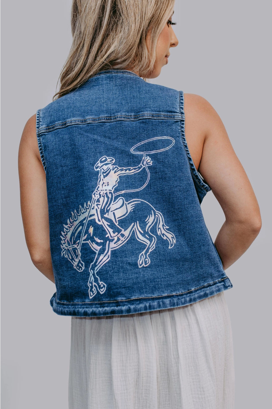Bronco Denim Vest