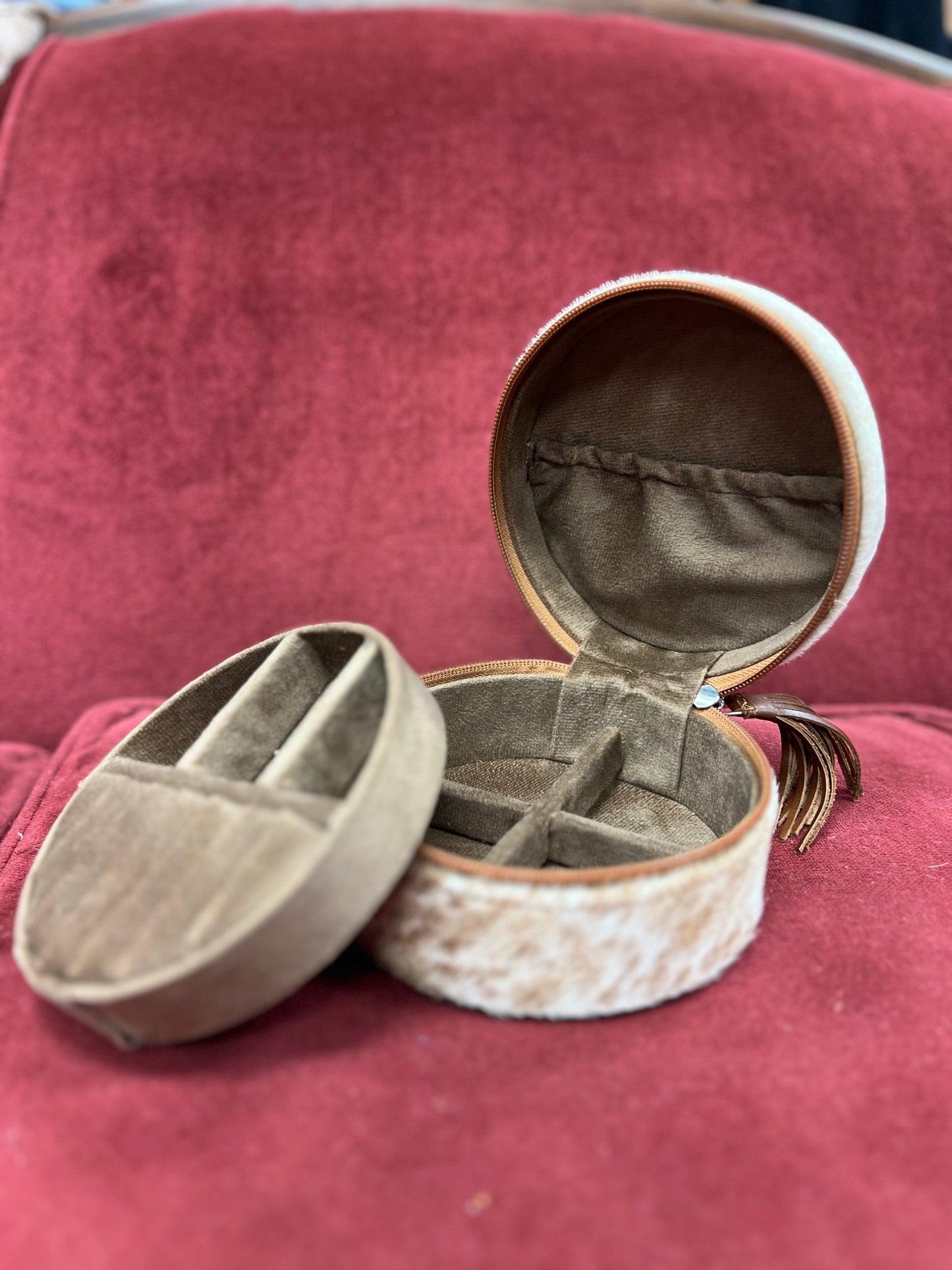 Hair on Hide Jewelry Box
