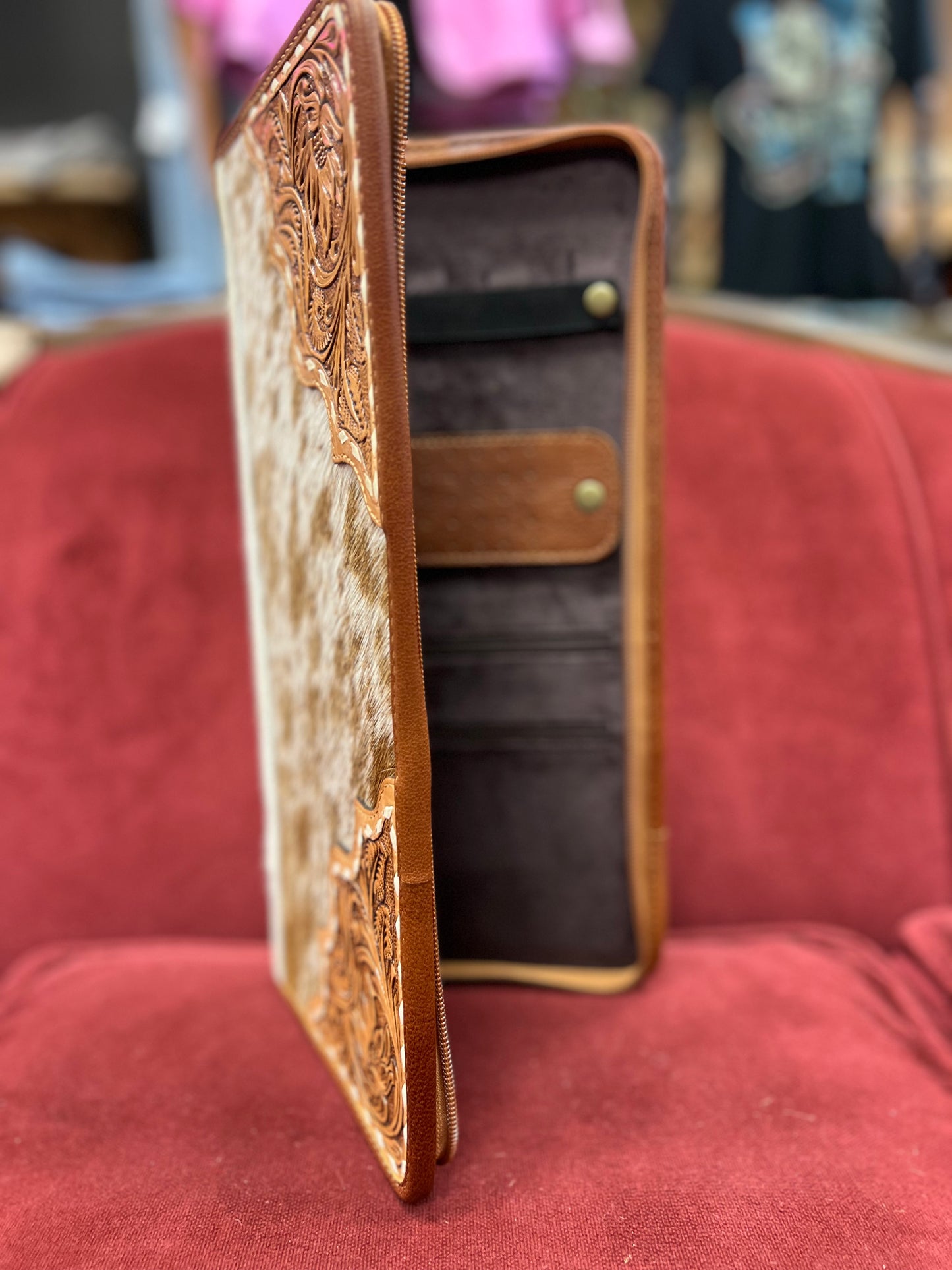 Hair on Hide Jewelry Wallet
