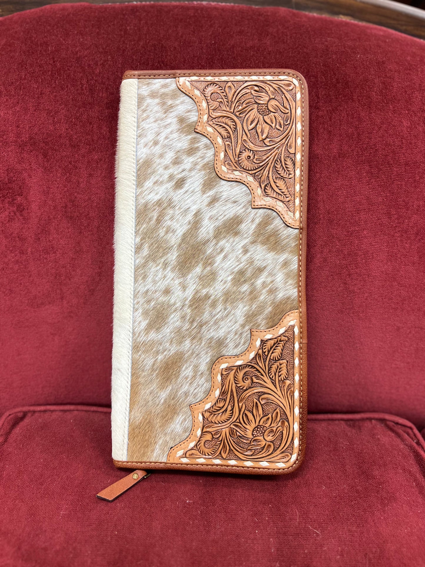 Hair on Hide Jewelry Wallet