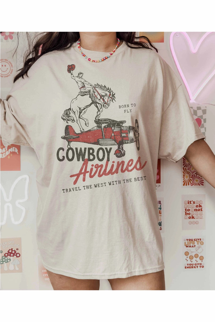 Cowboy Airlines Tee