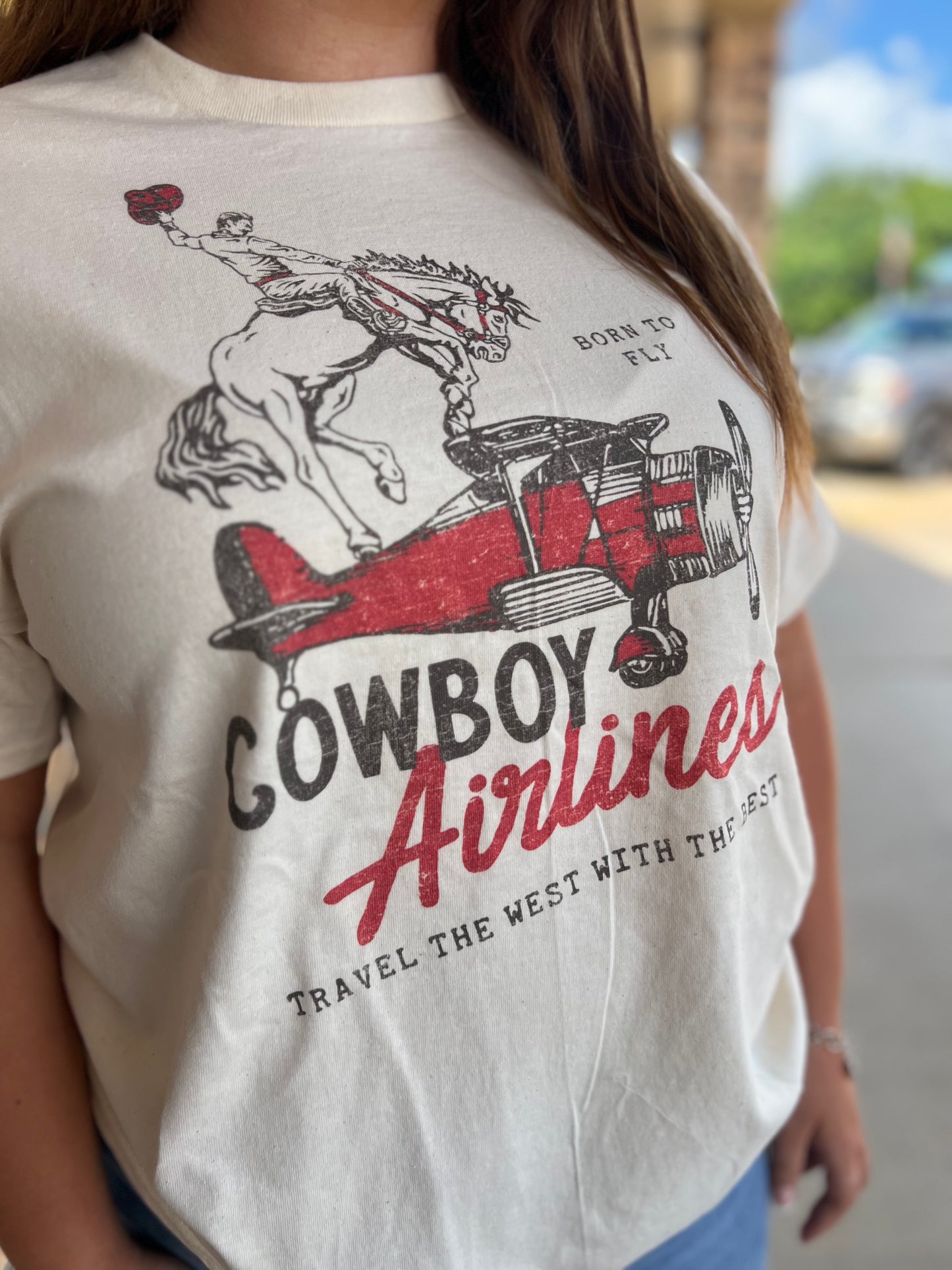 Cowboy Airlines Tee