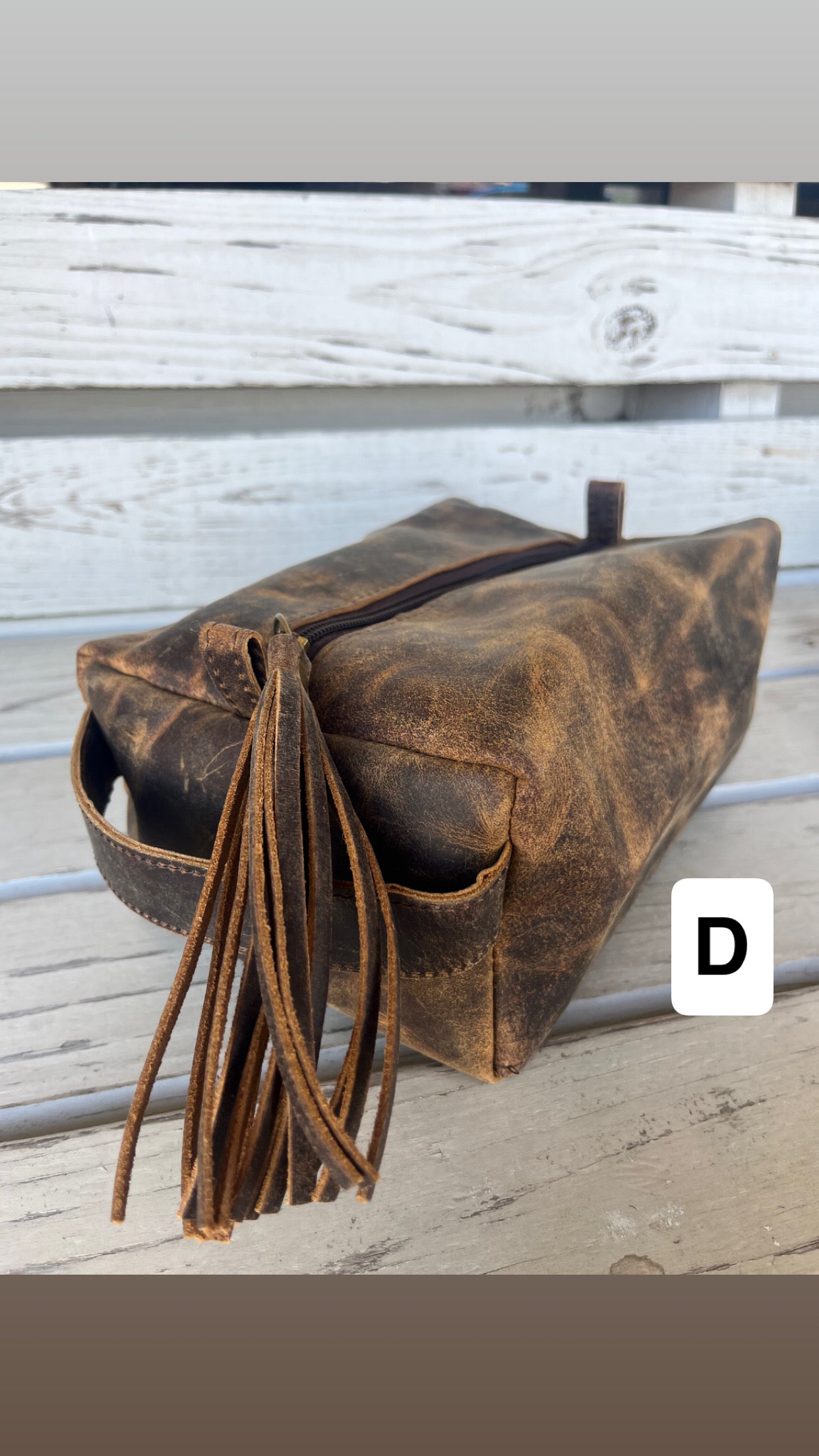 Toiletry Bag with Tassel