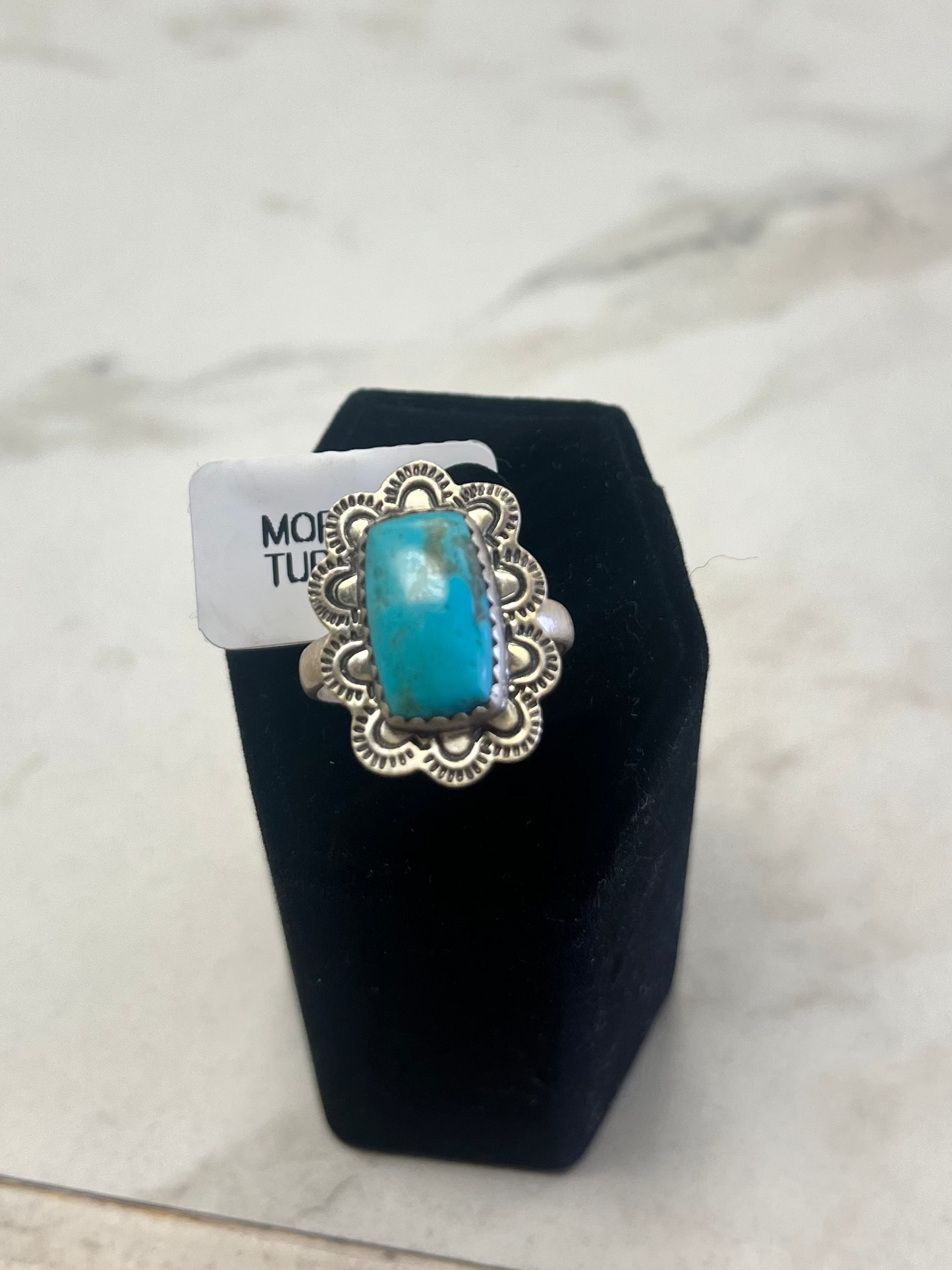 Morenci Turquoise Scallop Ring