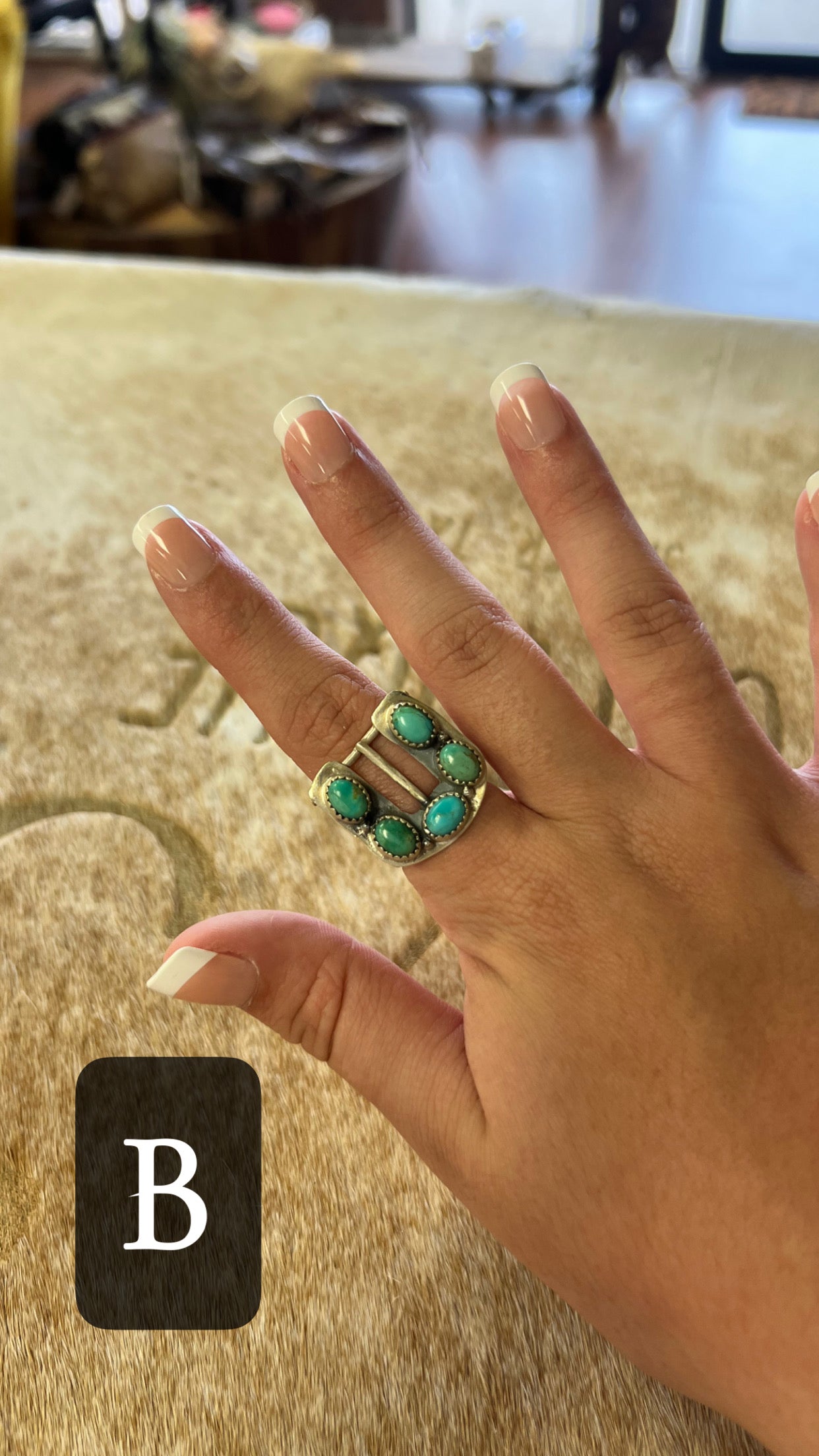 Adjustable Mojave Buckle Ring