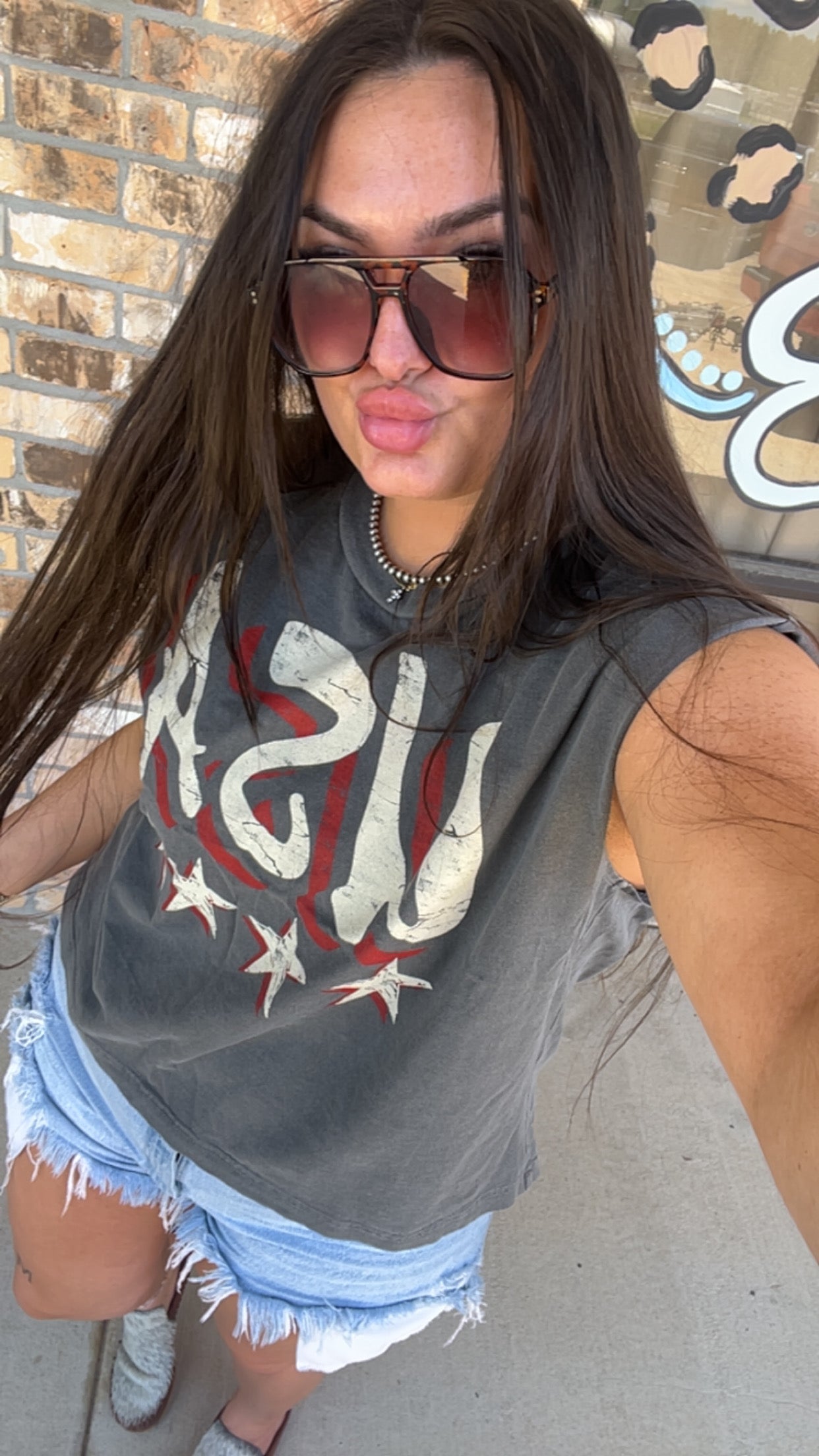 ‘Merica Boxy Muscle Tee