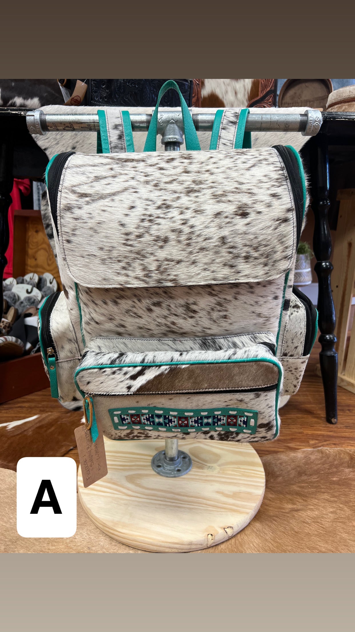 Cowhide & Genuine Leather Backpack