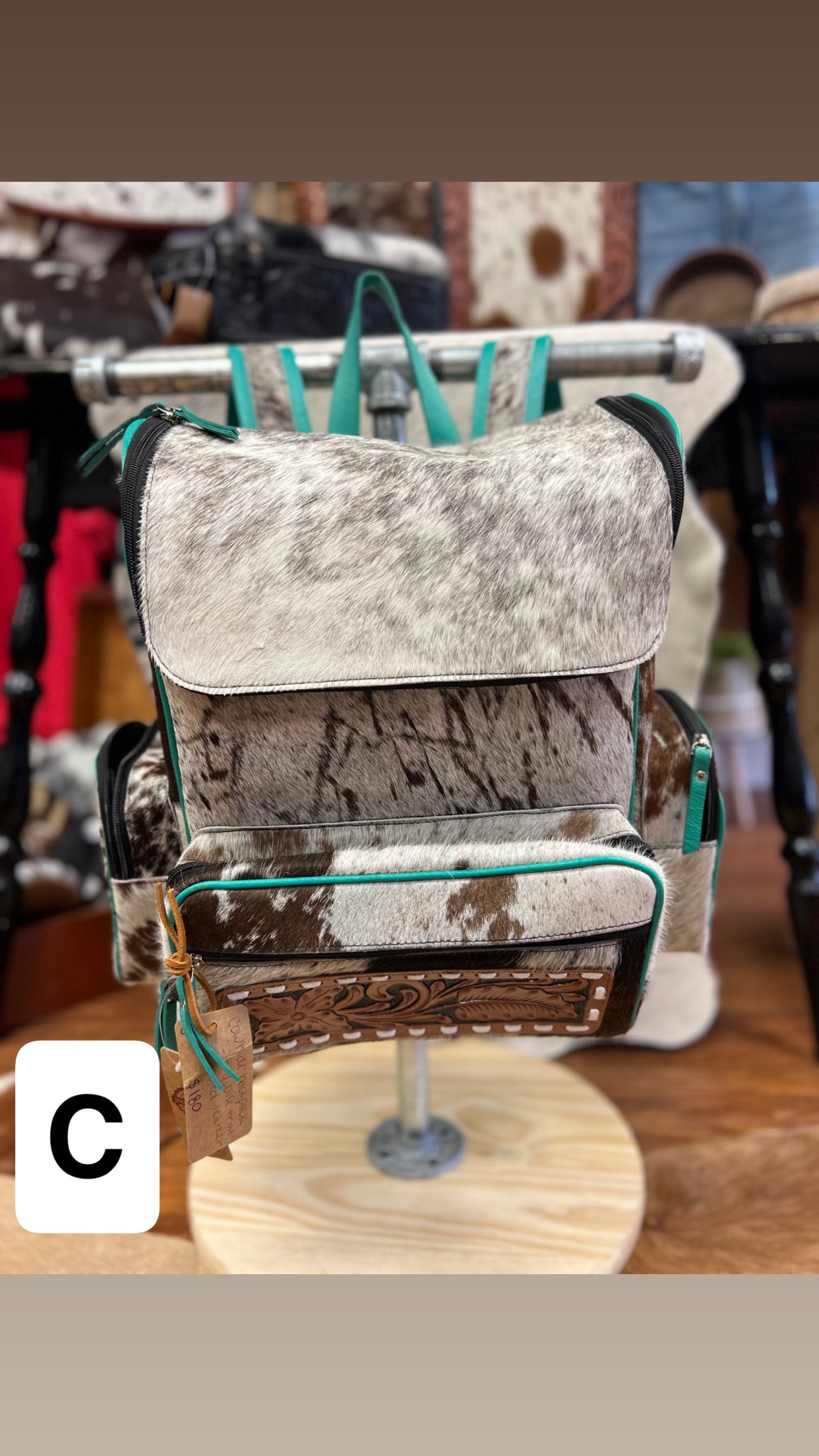 Cowhide & Genuine Leather Backpack