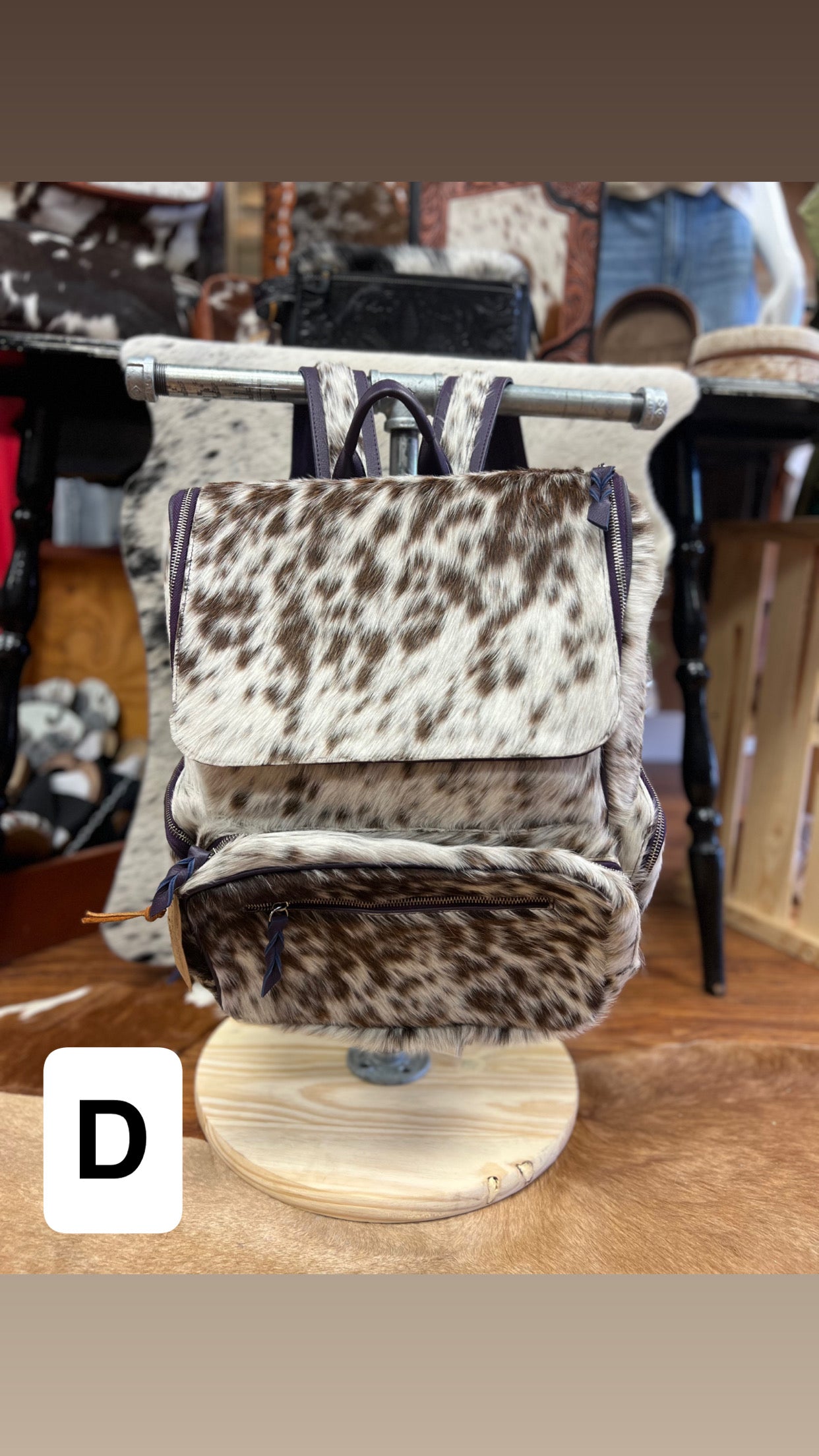 Cowhide & Genuine Leather Backpack