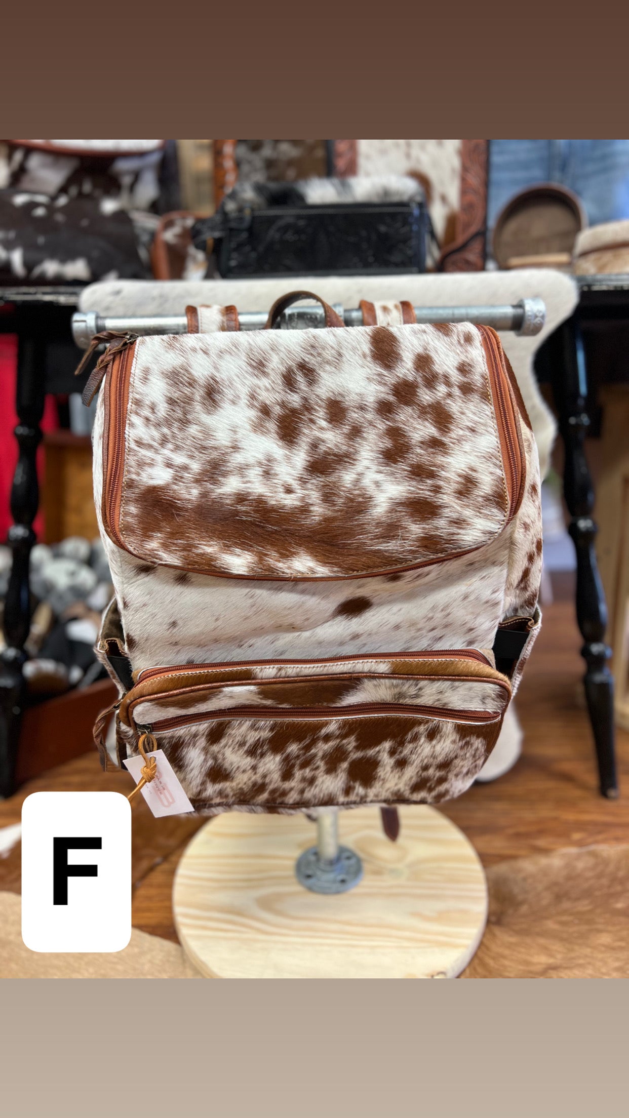 Cowhide & Genuine Leather Backpack