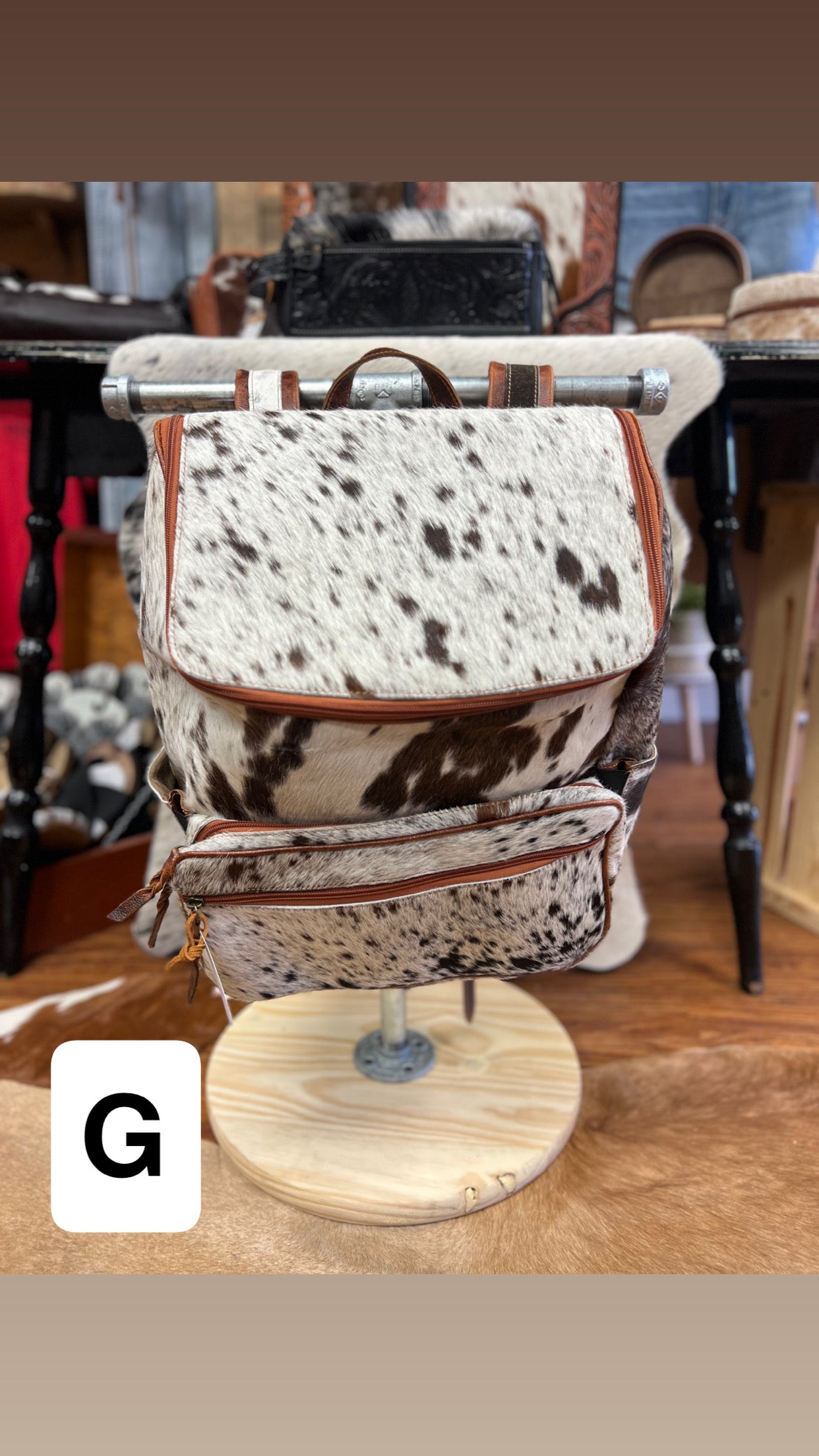 Cowhide & Genuine Leather Backpack