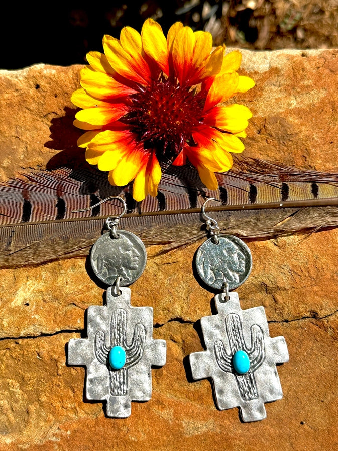 Kingman Cactus Earrings