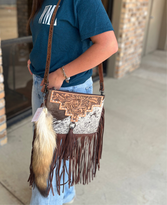 Fringe Large Crossbody/Clutch