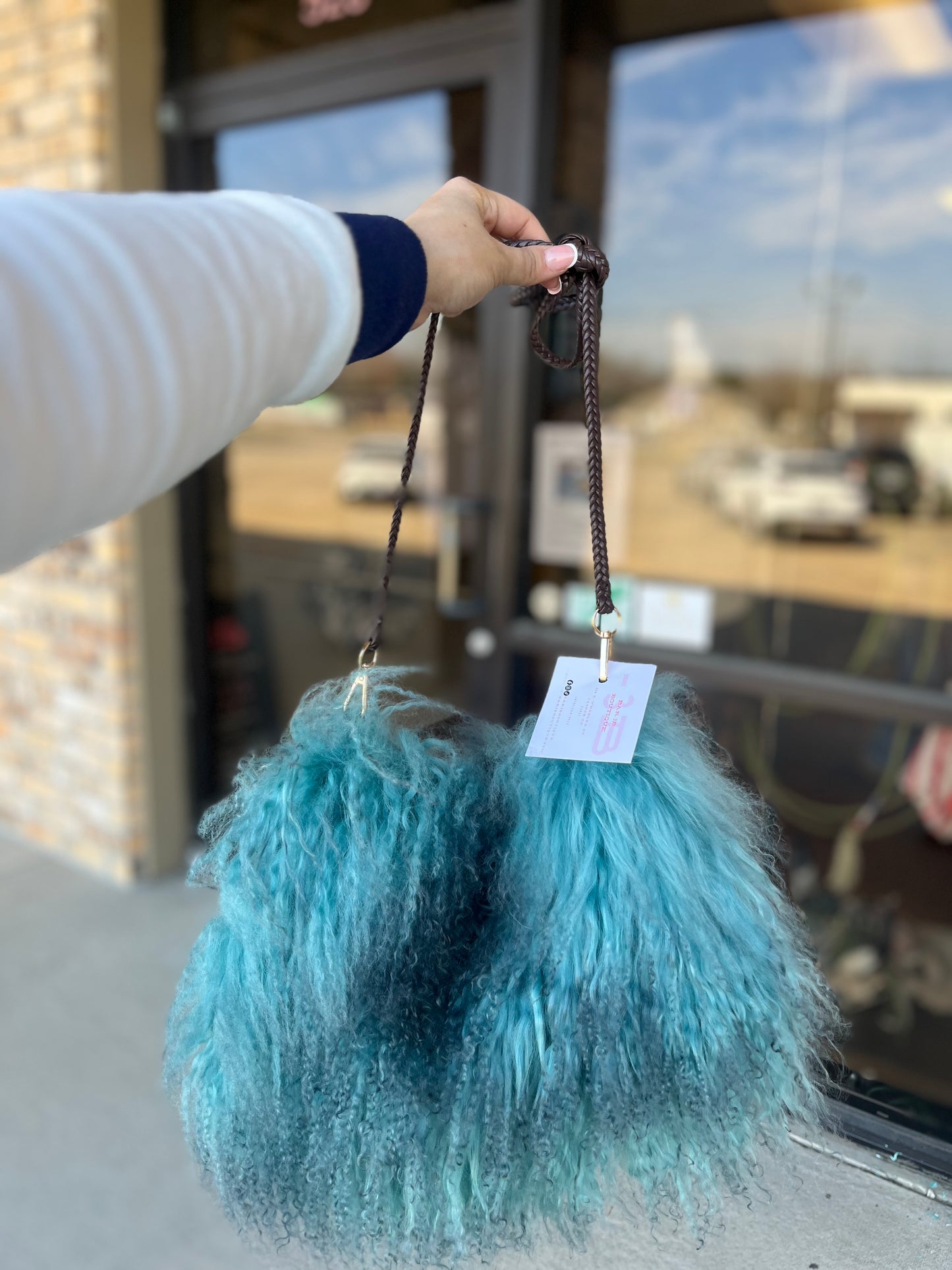Angora Fur Purse