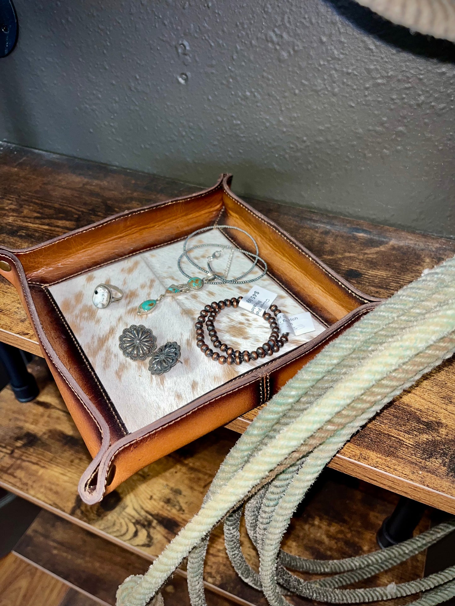 Genuine Cowhide Tray