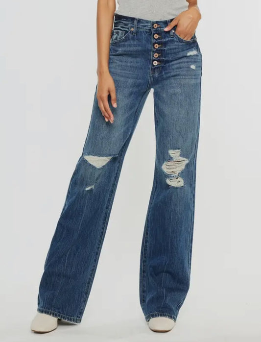 Kancan Button Fly 90’s Trouser