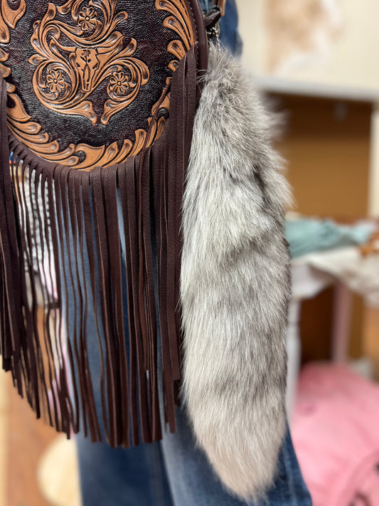 Arctic White Fox Tail