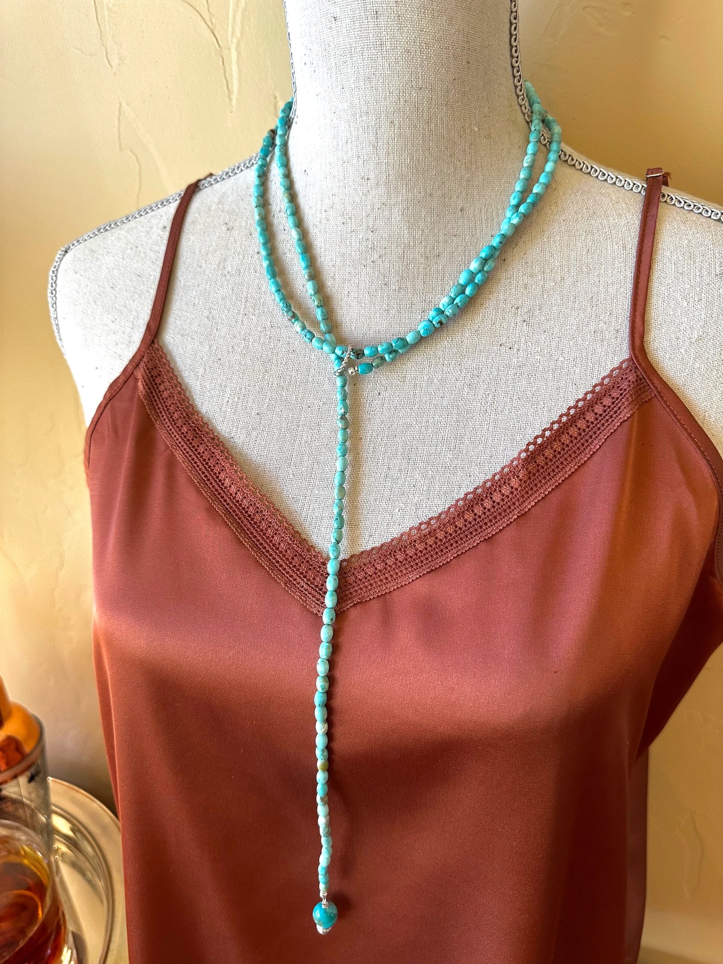 Turquoise Layering Lariat
