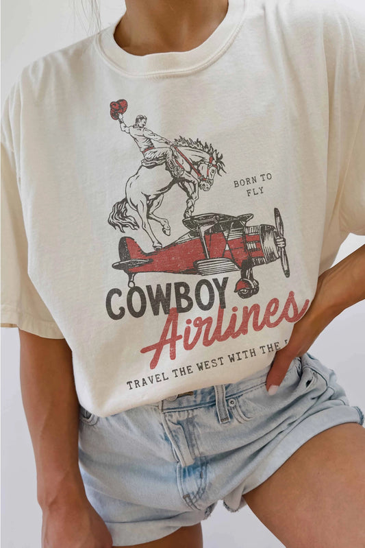 Cowboy Airlines Tee