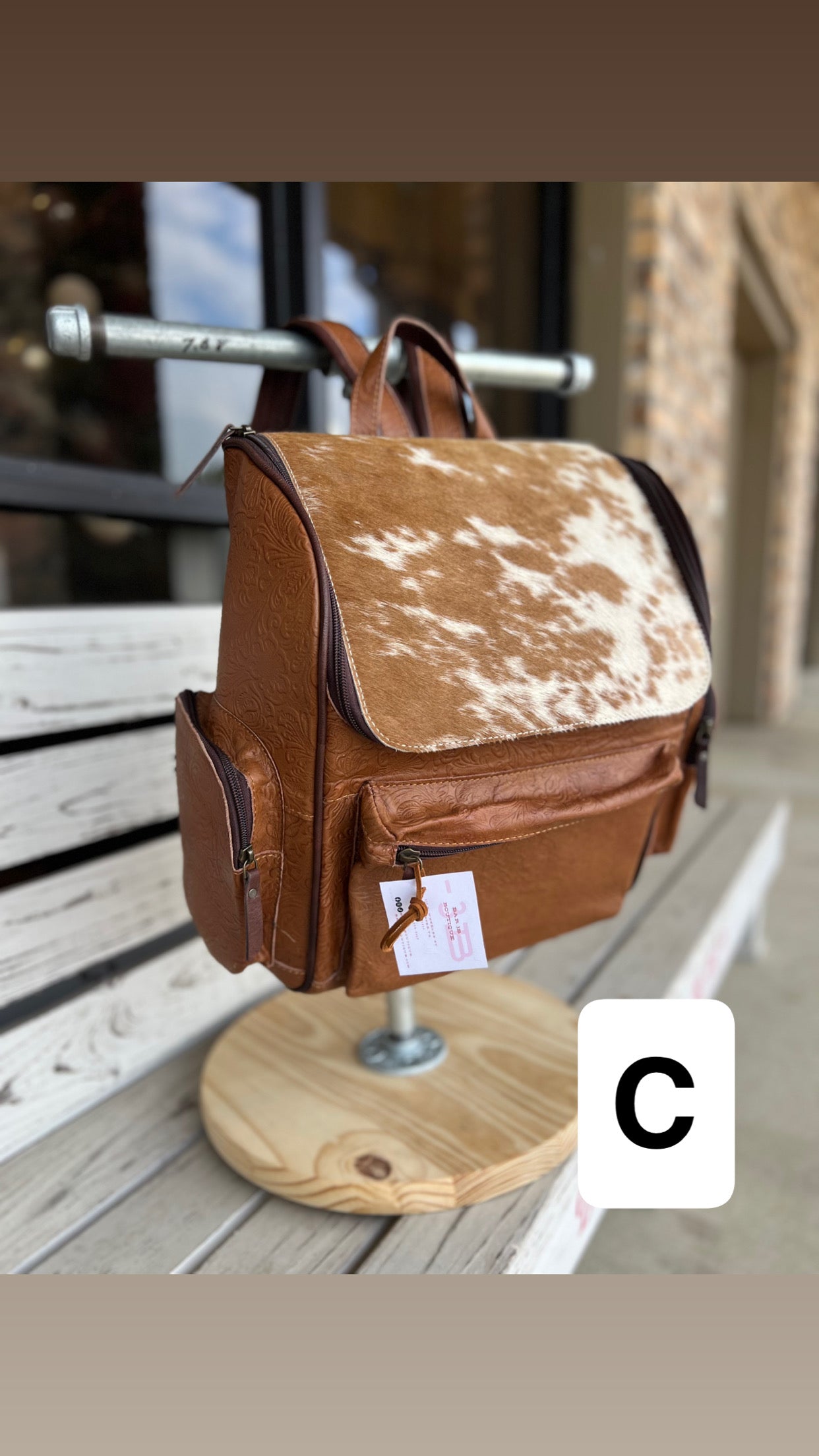 Cowhide & Genuine Leather Backpack