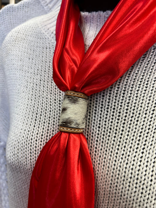 Cowhide Scarf Slide
