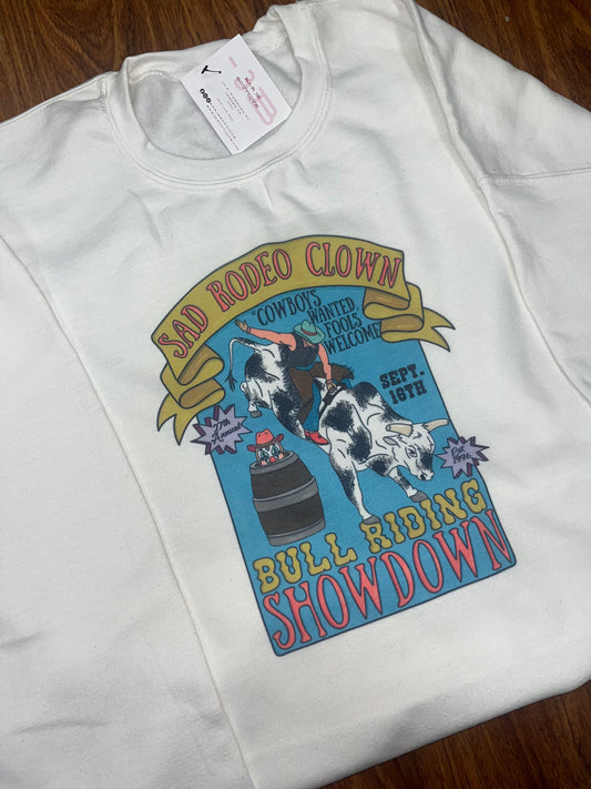 Sad Rodeo Clown Crewneck