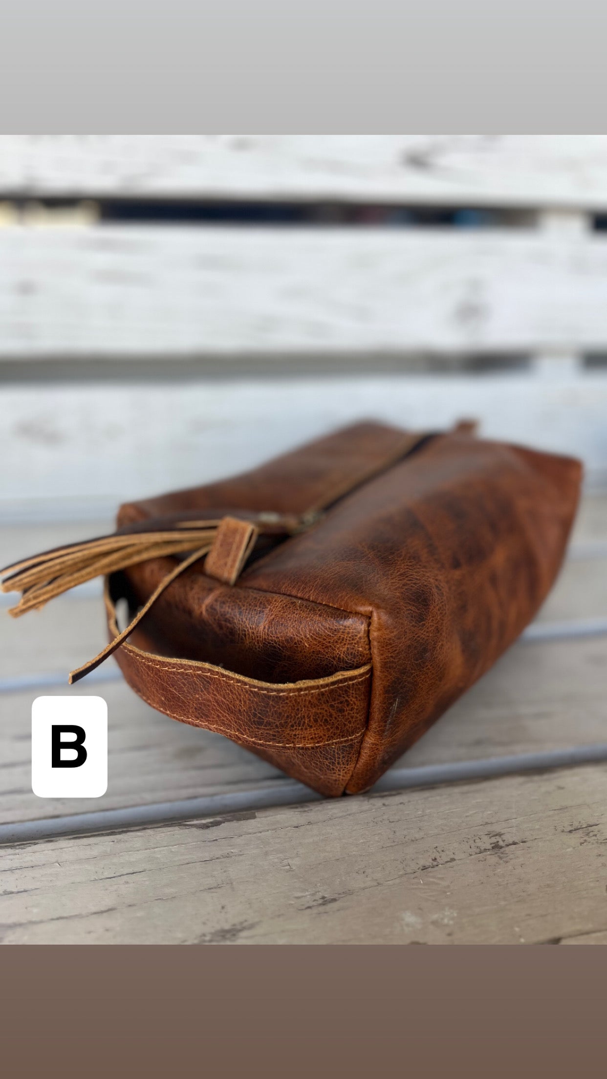 Toiletry Bag with Tassel
