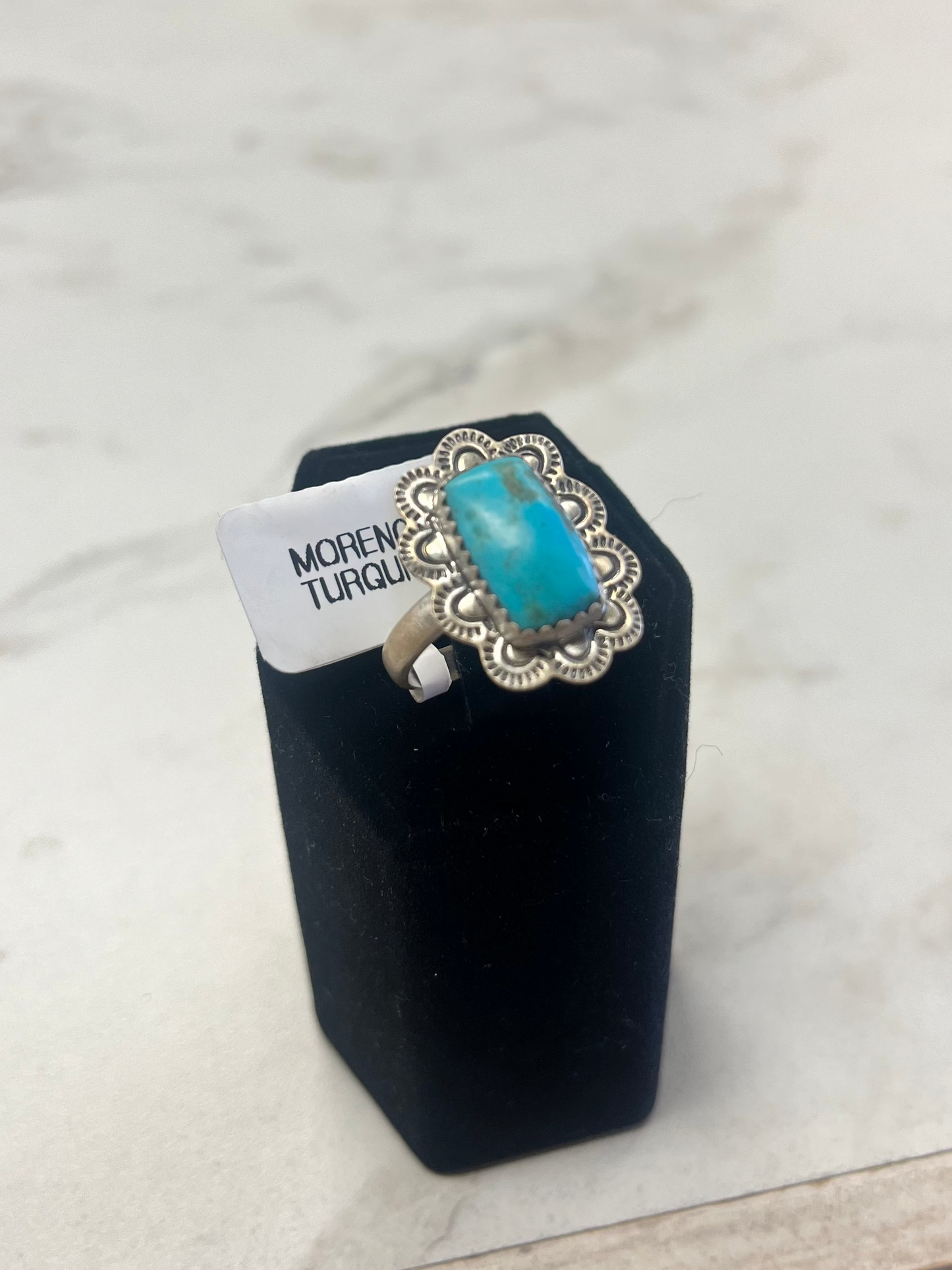 Morenci Turquoise Scallop Ring