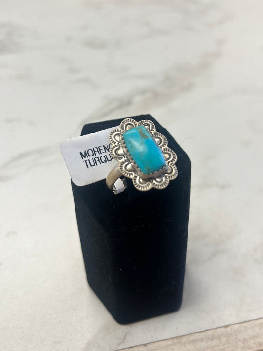 Morenci Turquoise Scallop Ring