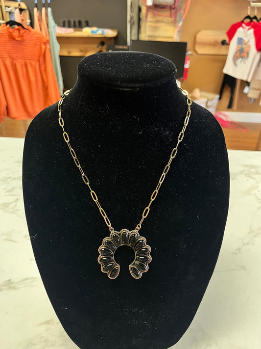 Black Onyx Naja Necklace
