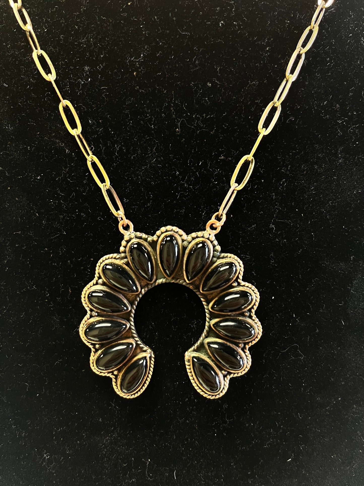 Black Onyx Naja Necklace