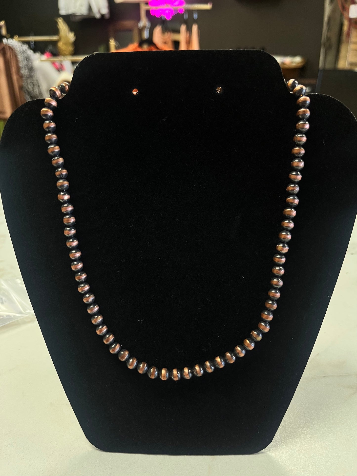 Copper Pearl Necklace