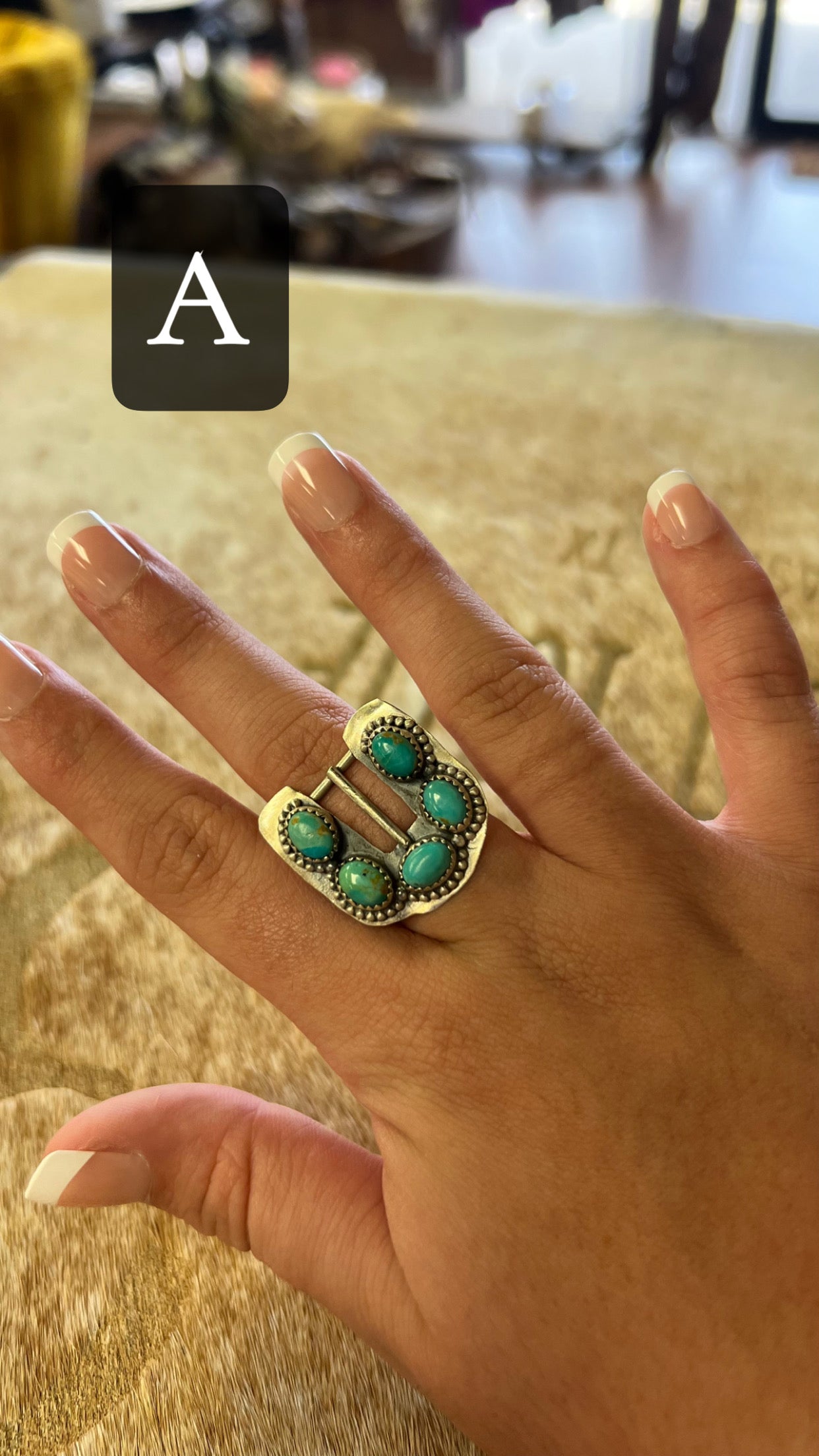 Adjustable Mojave Buckle Ring