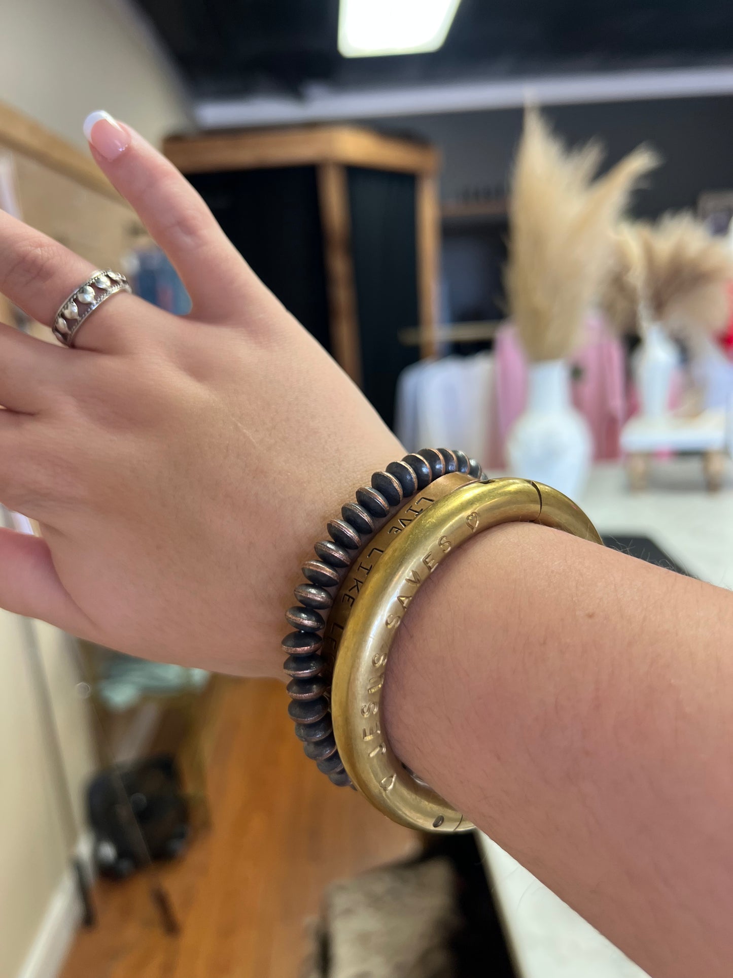 Mini Copper Saucer Bracelet