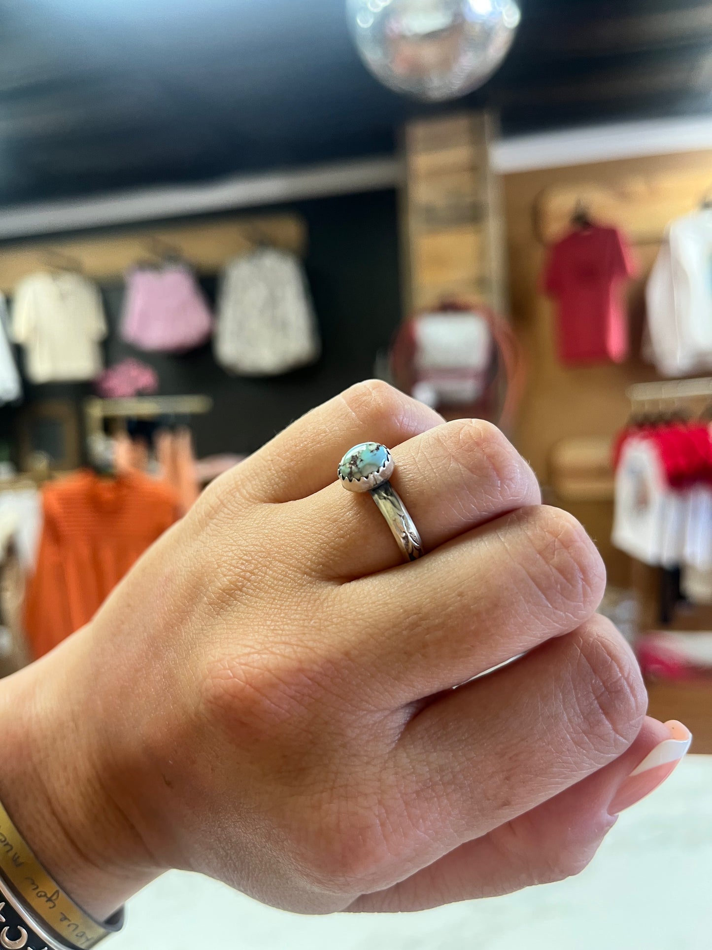 Golden Hills Solitaire Ring