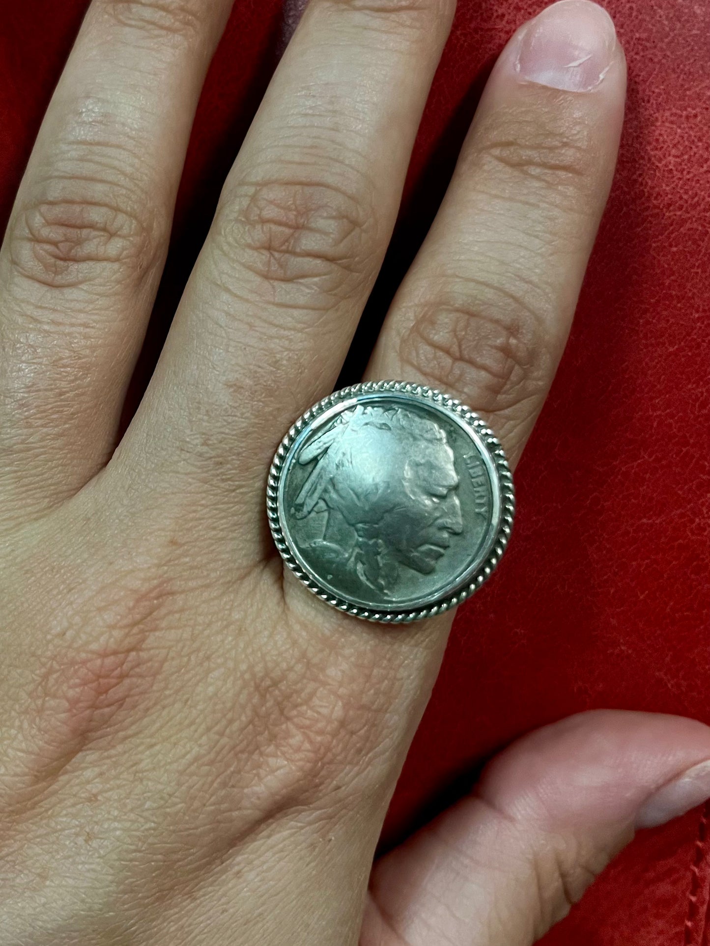 Buffalo Nickel Coin Ring