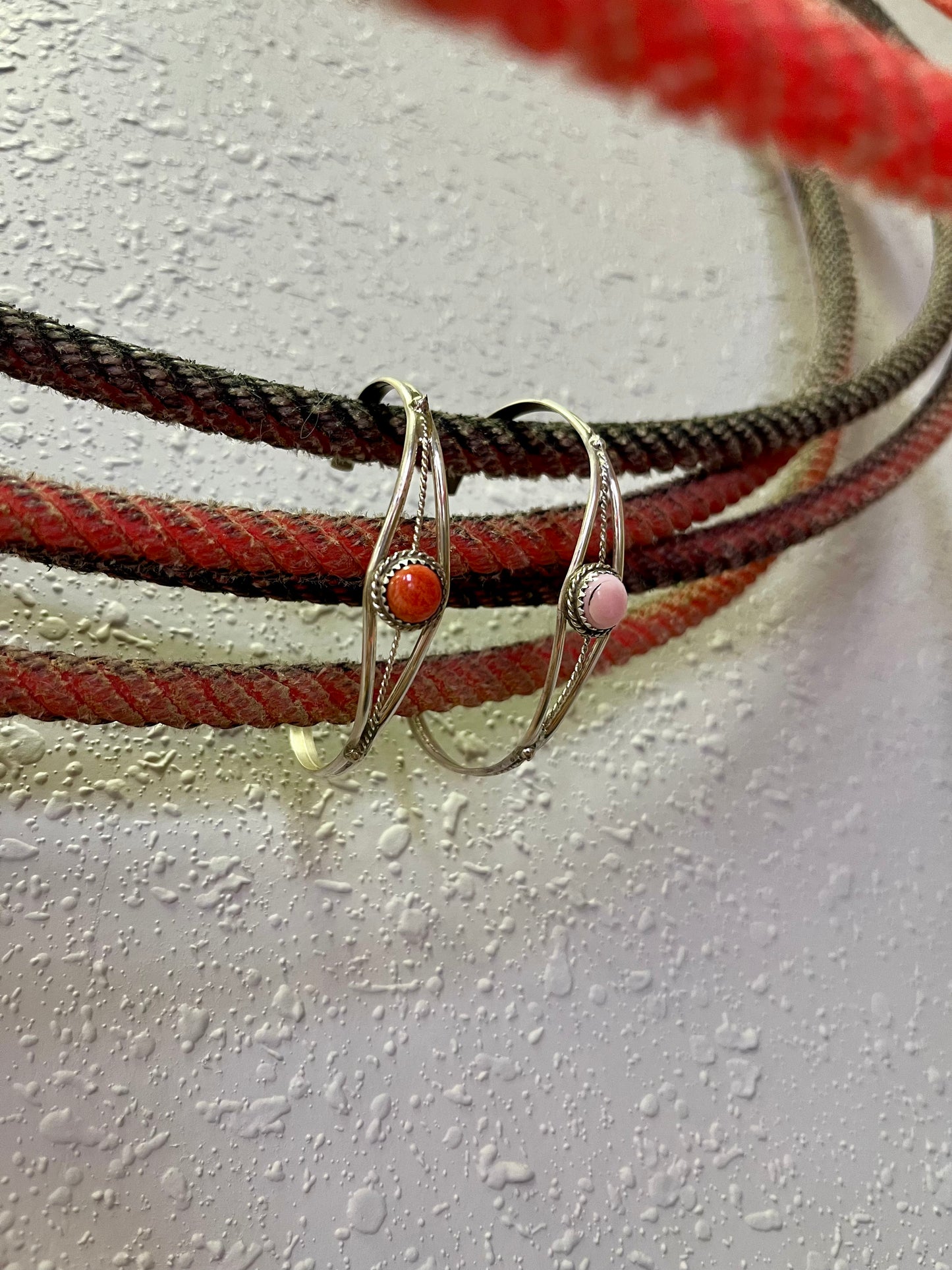 Esther White Cuffs