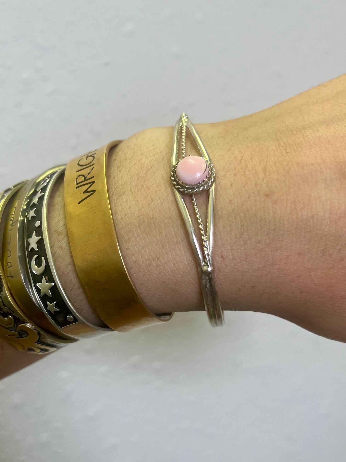 Esther White Cuffs