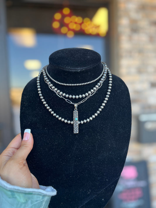 Sterling Silver 6mm Pearls