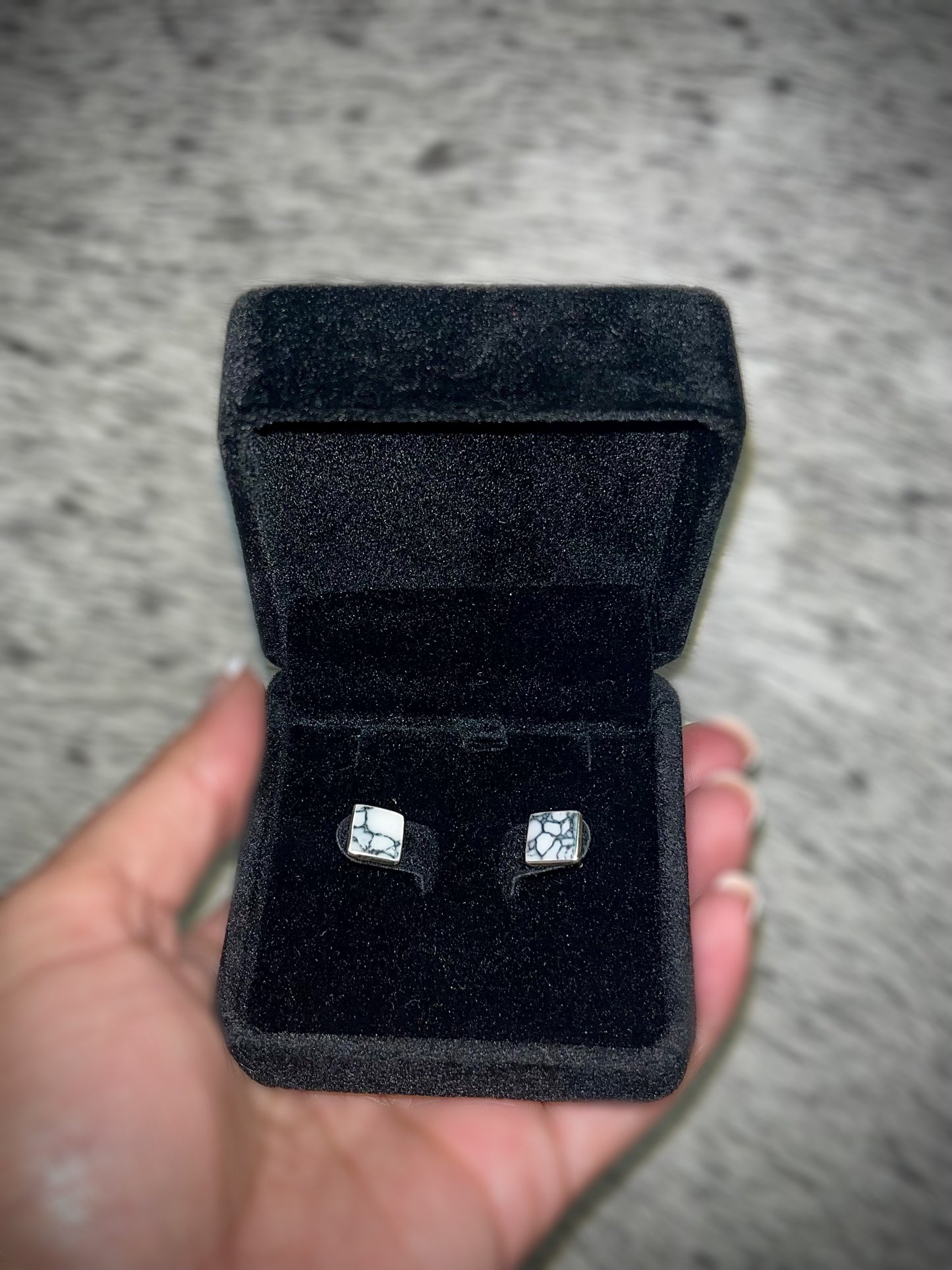 White Buffalo Post Back Studs