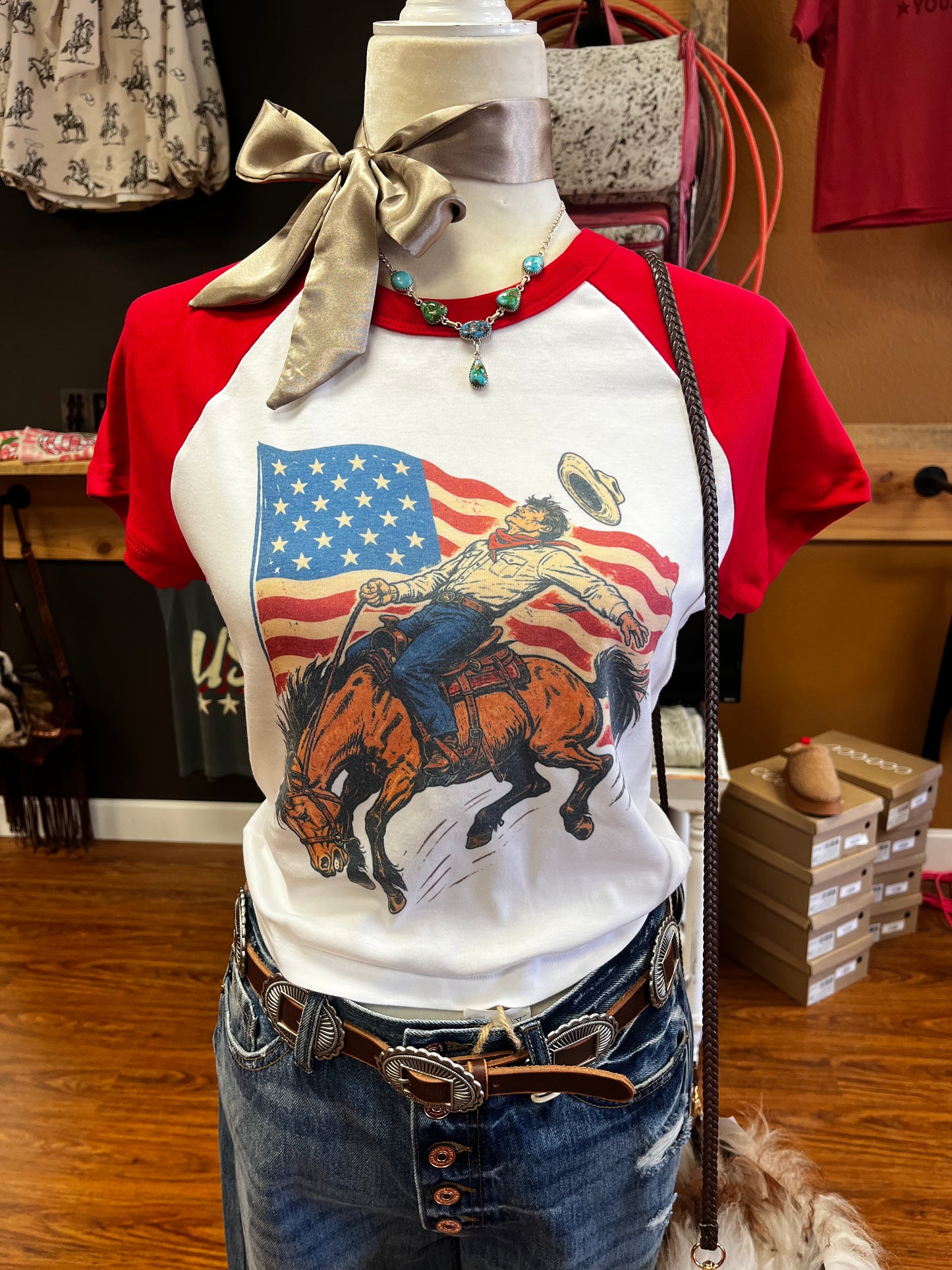 American Cowboy Baby Tee