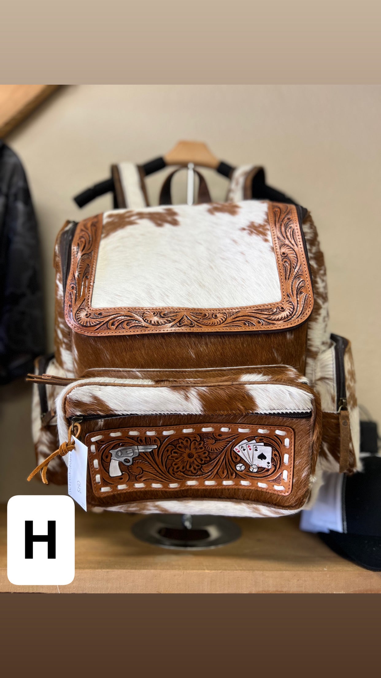 Cowhide & Genuine Leather Backpack