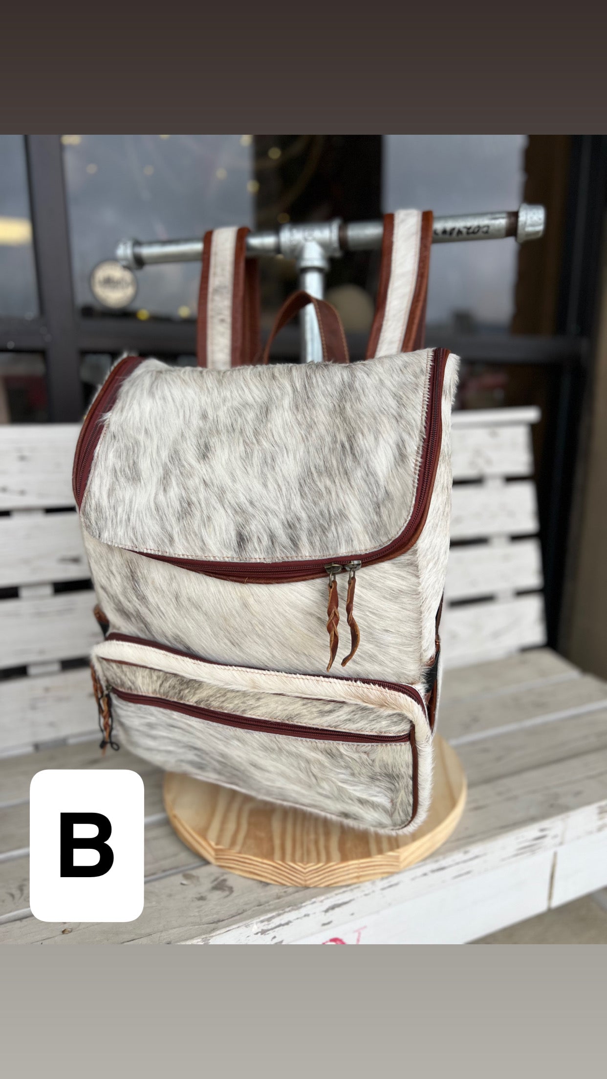 Cowhide & Genuine Leather Backpack