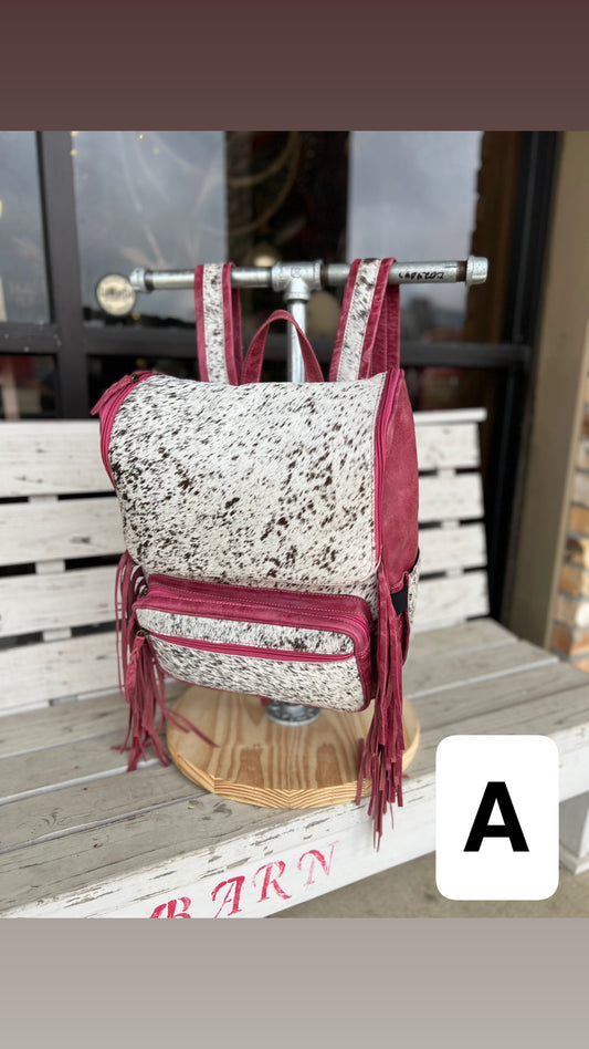 Cowhide & Genuine Leather Backpack